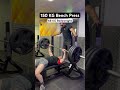 150 kg bench press at 68 kg bodyweight naturally