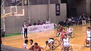 パラ神奈川vs宮城MAX.2008年準決勝.車椅子バスケットボール1