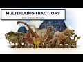 Multiplying Whole Numbers by Fractions Using Visual Models - 5.NF.4 - 5.NF.6