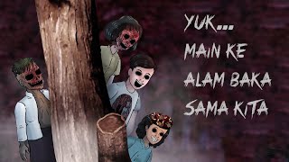 Misteri Anak2 hutan Terlarang - Diajak Main gak bisa pulang #HORORMISTERI | Animasi Kartun Hantu