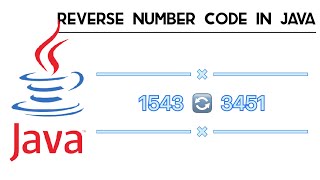 Program to Reverse a number in Java/ Java in VScode/ beginner coding