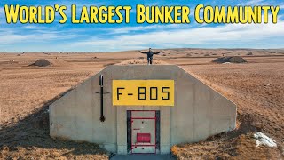 We Toured the World's Largest Doomsday Bunker Community!