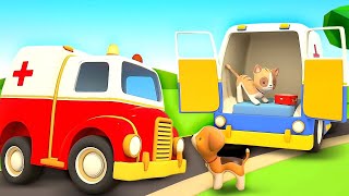 Car cartoons full episodes & Helper cars cartoons for kids. Street vehicles & ambulance.