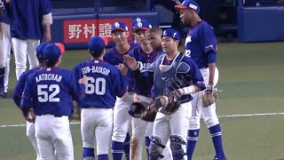 ドラゴンズ6連敗脱出の瞬間！決勝打の阿部の肩を叩きまくる京田！ (2022/06/17)