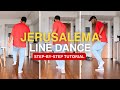 Jerusalema Line Dance Tutorial [ STEP - BY - STEP ]