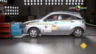 Chevrolet Agile 2013 Crash Test Latin NCAP - NO Airbags