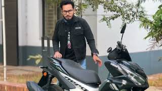 ঢাকা শহরে জ্যাম ঠেলার আদর্শ বাইক Yamaha Aerox 155 | Sawaribd