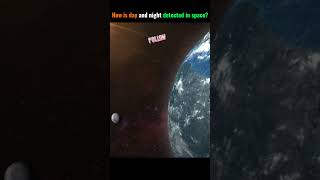 How is day and night dedicated in space #space #nasa #shorts