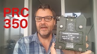 The PRC-350 British Military Portable Radio.