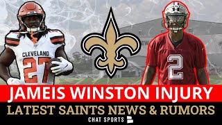 Jameis Winston Injury News + Kareem Hunt Trade? Saints Training Camp News Ft. Marshon Lattimore