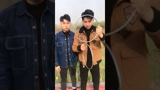 tiktok funny chinese twin brother magic secret revealed 😁😂😎🤣😋