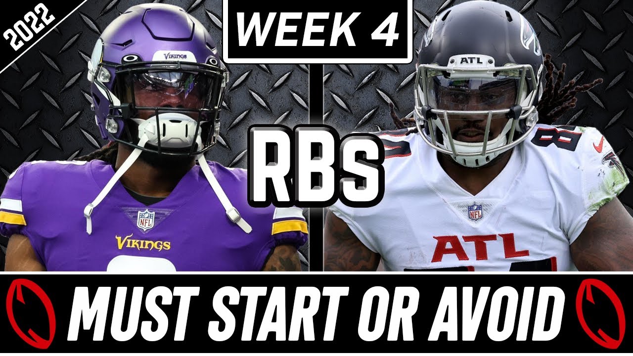 Week 4 Running Back Starts & Sits: 2022 Fantasy Football Advice - YouTube