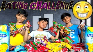 🥳FIRST EATING CHALLENGE ON OUR CHANNEL "DELICIOUS DIARIES" WITH THREE LITTLE CHILDREN🤩