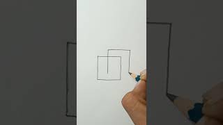 Draw Cube Very Easy |Amit kumar art #cube #draw #drawing #shorts #short