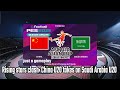 China U20  vs  Saudi Arabia U20  | AFC Asia Cup U20 (06/03/2023) | AFC 2023 The Future of Football