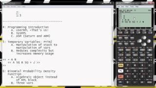 [HP50g Programming] 04 to 06: Temporary Variables