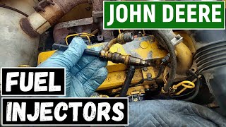 JOHN DEERE PENCIL FUEL INJECTORS REPLACEMENT Made Easy | John Deere 4.5L 6.8L POWERTECH