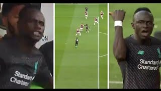 mane angry at salah vs burnley