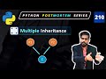 What is Multiple Inheritance in Python? | Different types of Inheritance in python #210