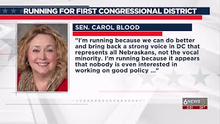 Nebraska Sen. Carol Blood announces run for U.S. Congress