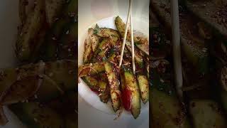 سلطه الخيار بالطريقة الكوريه best Korean cucumber salad #سلطة #كوريا #كوريا_الجنوبية #وصفات #طبخ