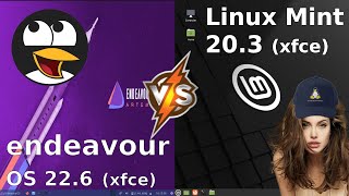 Endeavour OS 22.6 vs Linux Mint 20.3