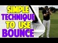 Master the Wedge Bounce with Simple Technique | Bounce Drill (Top Speed Golf)