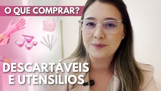 Dicas para Iniciantes da Estetica - Descartáveis e Utensílios