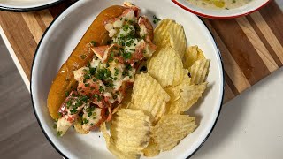 clam chowder and lobster rolls