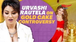 Urvashi Rautela's First Reaction to her 24 Carat Real Gold Cake Controversy | Honey Singh