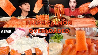 #salmon Best FRESH SALMON Eating Mukbang ASMR Compilation #asmr #eatingshow #asmrmukbang #chewy