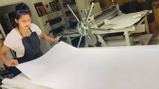 Dampening of paper / Wet paper / Blotting/ fabriano paper