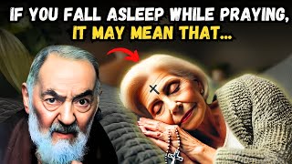 DON’T IGNORE THIS! ✝️ What PADRE PIO Said About Sleeping During the Rosary! 🙏