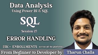 Error Handling in SQL : Error Codes, SQL States & SQL Exceptions