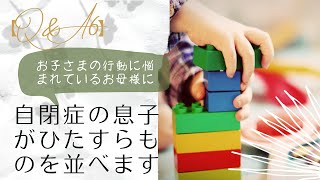 【Q\u0026A6】自閉症の息子がひたすらものを並べます