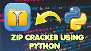 How to crack password protected zip file using python 🔎