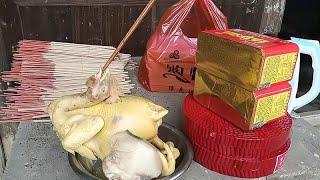 湖南农村过年传统风俗，杀年鸡敬先祖，年味越来越浓！