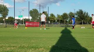 Goalkeeper training - Group training drills with U-12/U-13 | Basics | diving, catching, coordination