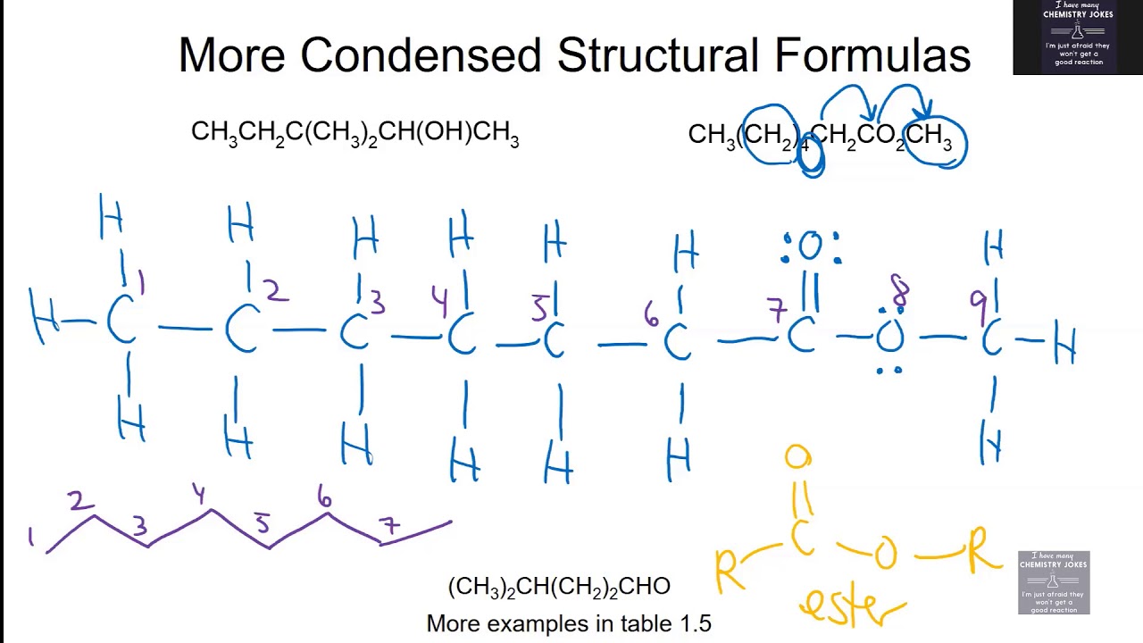 Identify The Condensed Formula For The Skeletal Drawing Shown Below.