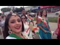 Bobby K. Kalotee dancing with Aarti Chabria and Chelsea Cooley Miss USA