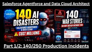 Salesforce Agentforce and Data Cloud Architect (Part 1/2): 140 Real-World Production Incidents !!