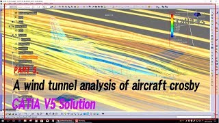 [Flow Analysis] CATIA V5. AIRFLOW analysis of aircraft crosby