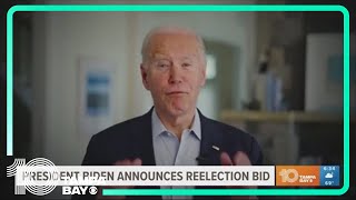 President Biden officially launches 2024 reelection bid
