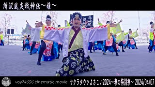 【cine】所沢風炎祇神伝～雅～  第一部／サクラタウンよさこい2024〜春の特別祭〜day2