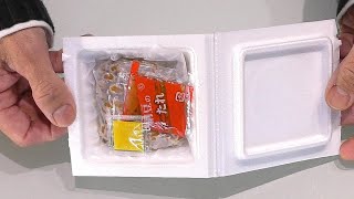 納豆パックの内フィルムをきれいに取る方法