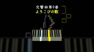 【簡単】よろこびの歌【ピアノ】