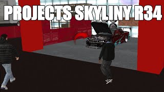 AKU MEMODIFIKASI MOBIL SKYLINY R34 SAHABATAN KU!!GTA SAMP ROLEPLAY INDONESIA