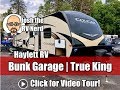 UPDATED 2019 Cougar 29BHS Bunk Garage Outside Kitchen Bath Entry Half Ton Keystone Travel Trailer