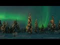 northern lights over arctic lapland finland timelapse video