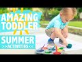 SUMMER ACTIVITIES FOR TODDLERS | Easy Summer Fun Activities to Play Outside with Toddlers | CWTC